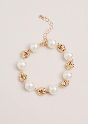 Phase Eight Pearl Jewellery White USA | 1302486-LZ